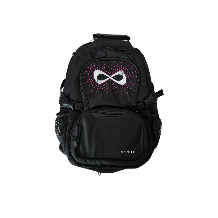 Nfinity Classic Backpack - Neon Pink Crsytals