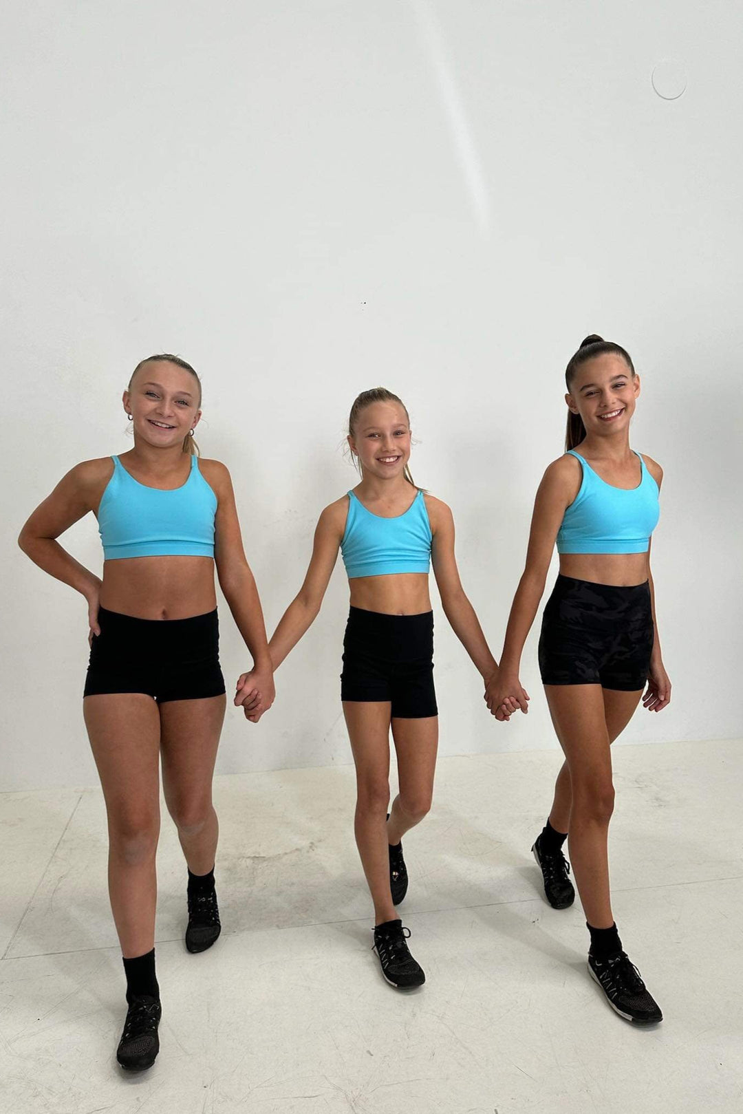 Alpha Elite Jr Crop -  Bubblegum Blue