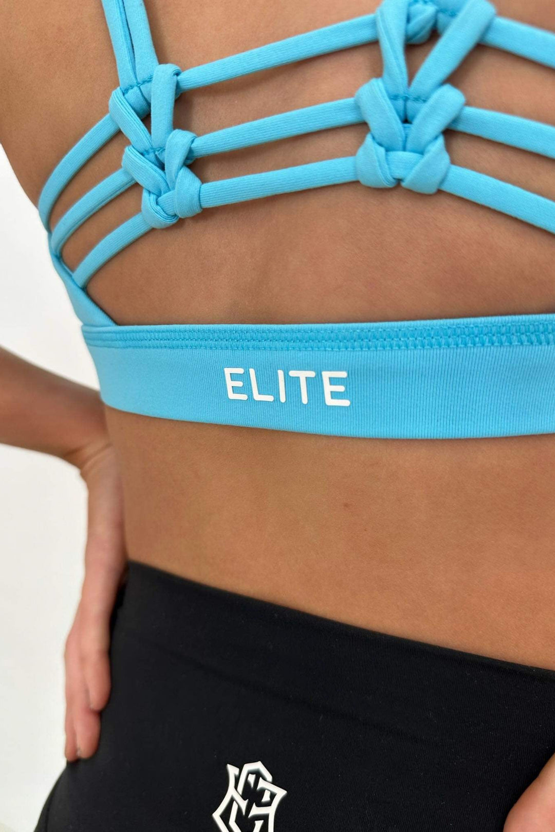 Alpha Elite Jr Crop -  Bubblegum Blue