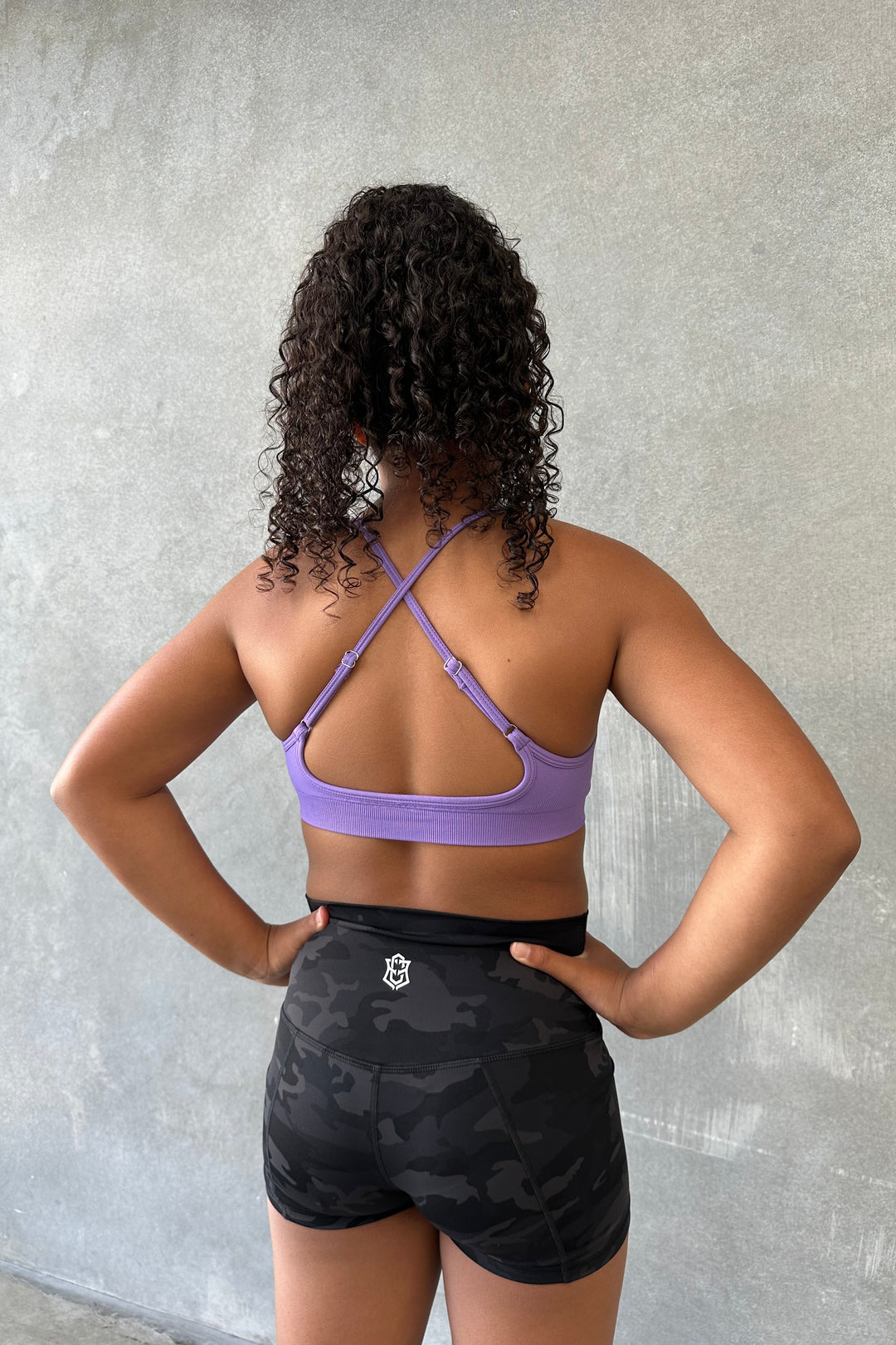 Limitless V Sports Bra - Grape Sorbet