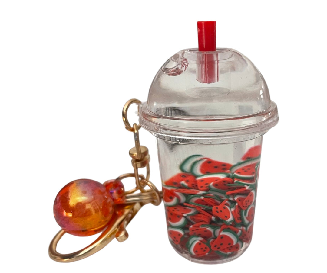 Floating Fruit Tea Key Rings
