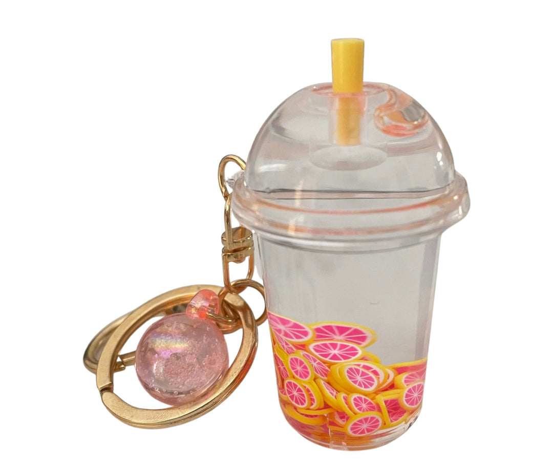 Floating Fruit Tea Key Rings