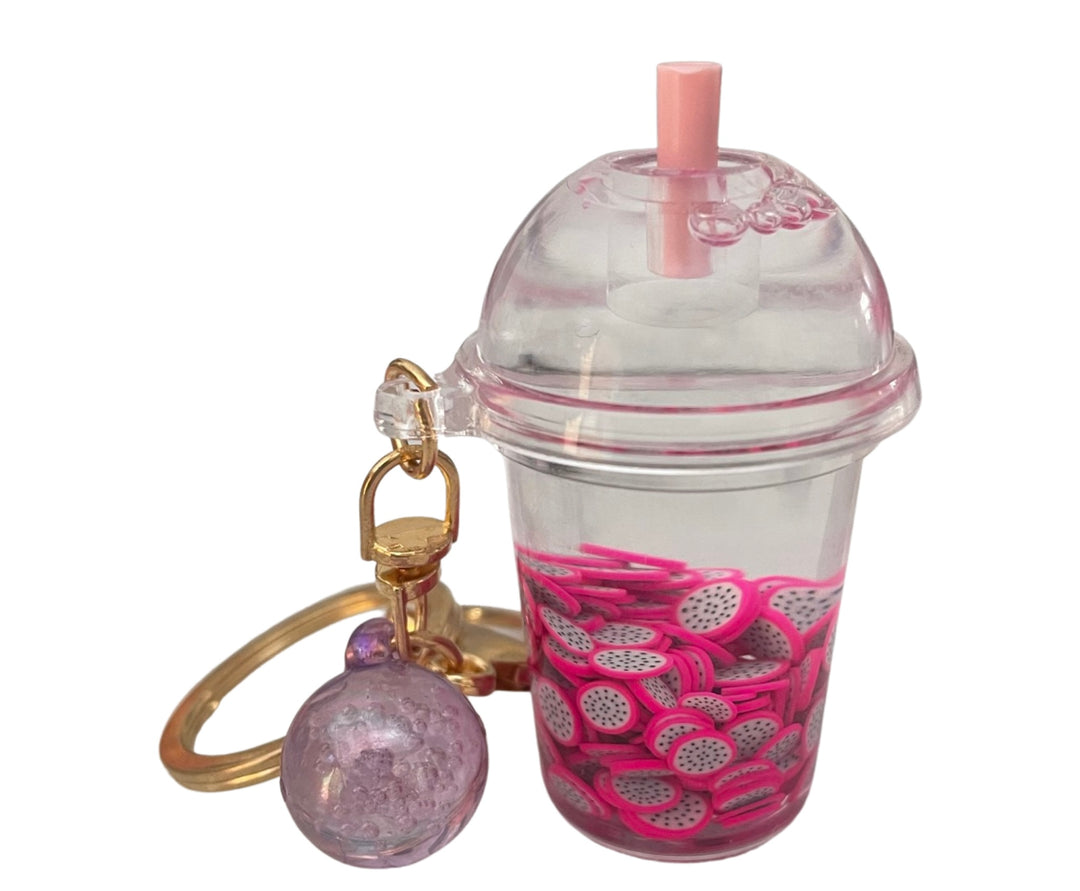 Floating Fruit Tea Key Rings